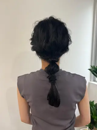 セミロング ヘアアレンジ メンズ HIROKO / 透明感暖色カラー🎀のヘアスタイル