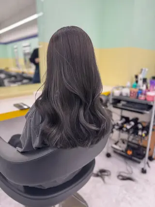 カラー ヘアアレンジ 【透明感×レイヤー】 🍃RIKU🍃のヘアスタイル