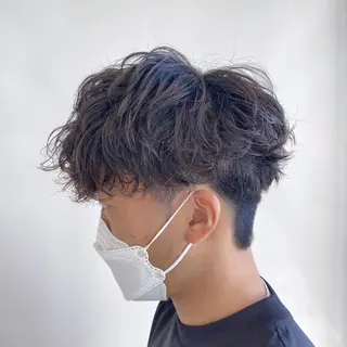 パーマ メンズ メンズ縮毛矯正 ♠️店長下平隼人のヘアスタイル