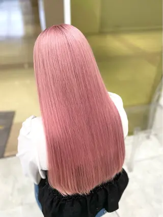 ロング ♡暖色ガーリー/ ピンク/かえで♡のヘアスタイル