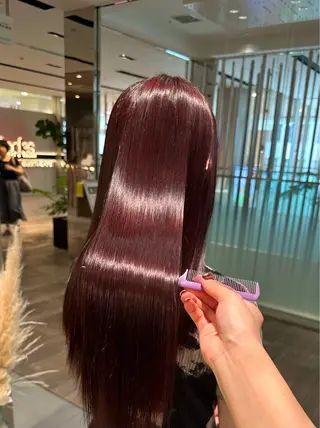 ロング ツヤカラー🧸💫 のりかのヘアスタイル