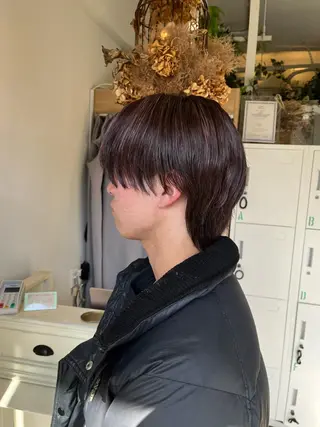 ショート ニュアンスパーマ/ レイヤー/茶屋町のヘアスタイル