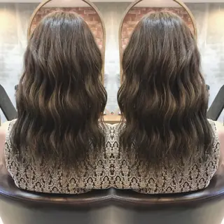 ミディアム カラー 重政 和樹のヘアスタイル