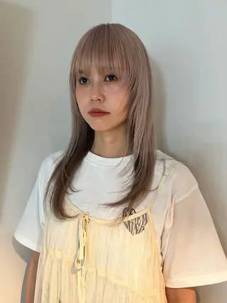 ロング カラー 🎀オイダイラ モモカ🎀のヘアスタイル