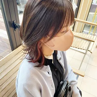 ミディアム カラー 髪質改善 yuikaのヘアスタイル