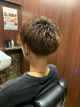 ショート メンズ 羽木 隆徒のヘアスタイル