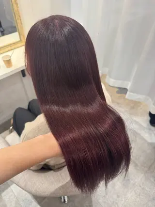 ロング カラー 赤み無し柔らかカラー 【梅田】madokaのヘアスタイル