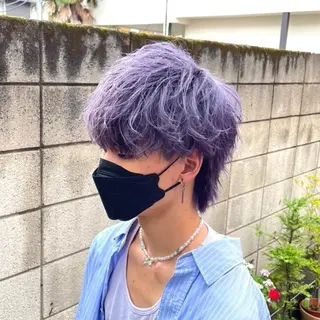 カラー メンズ 新世代パーマ⚡️ の達人トモ⚡️のヘアスタイル