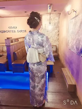 ロング ヘアアレンジ 田中 佐枝子のヘアスタイル