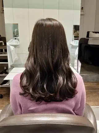 ロング 安藤 浩樹のヘアスタイル