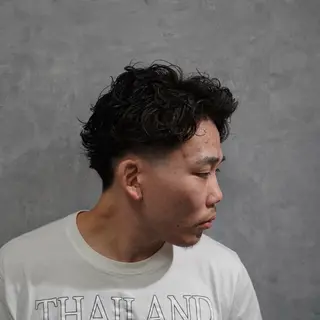 ショート パーマ メンズ 新宿No.1パーマ師 💈コウヨウ💈のヘアスタイル
