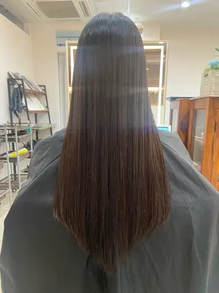 ロング 平野 利希菜のヘアスタイル