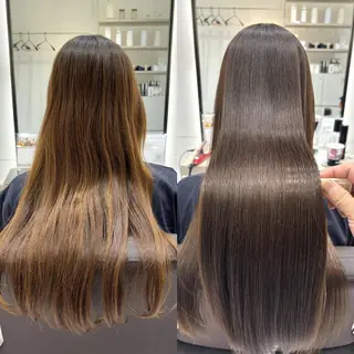 ロング EIGHT plum TOKIOリミテッドのヘアスタイル