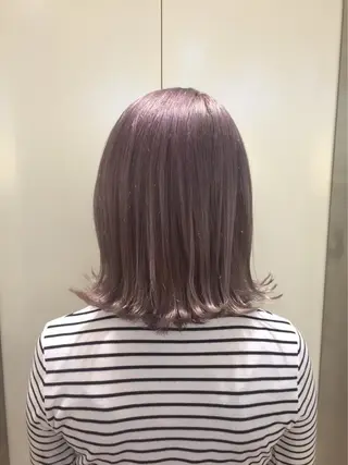ショート カラー Maya川越/ エクステ/ハイトーンのヘアスタイル