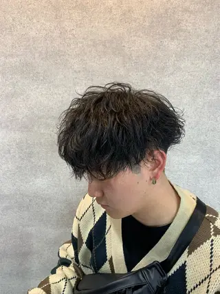ショート パーマ メンズ ⚡️メンズ特化⚡️ RYUKIのヘアスタイル
