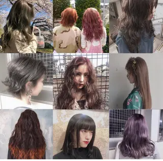 ミディアム カラー パーマ ヘアアレンジ メンズ キッズ stylist 🌸 kana.のヘアスタイル