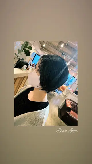ショート ハイライト/インナー /ブリーチ/レイヤーのヘアスタイル