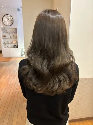 ロング Laffy所属・米倉 柚葉のヘアスタイル