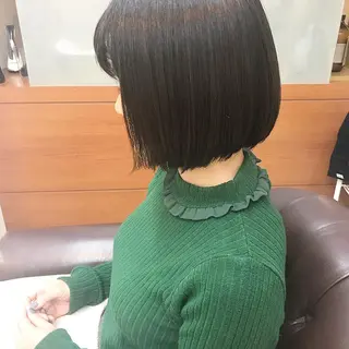 ショート カラー クニモトハルナ ボブ/柔らかカラーのヘアスタイル