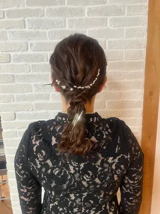 セミロング ヘアアレンジ Topstylist YUKIのヘアスタイル