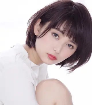ショート カラー ヘアアレンジ 似合わせhair🔸 アサダ　タカコ🔸のヘアスタイル