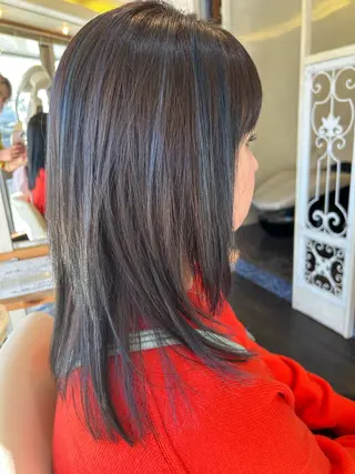 セミロング カラー 🌸スタイリスト 山浦美恵のヘアスタイル
