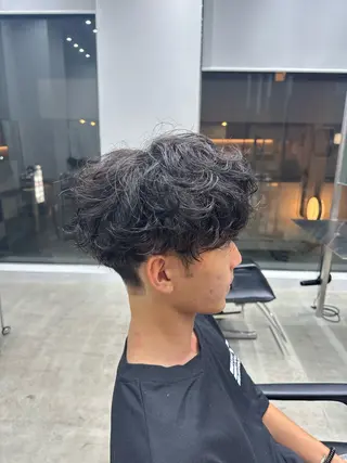 パーマ メンズ レディース／メンズ パーマ特化／内山遥斗のヘアスタイル