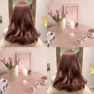 ロング カラー 【完全個室】髪質改善 暖色カラー/山崎唯奈のヘアスタイル
