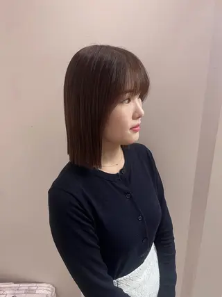 ショート 【美ボブ.艶カラー. 梅田茶屋町】midoのヘアスタイル