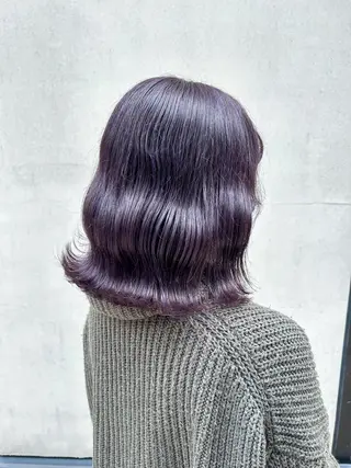 ミディアム カラー ヘアアレンジ yuka .のヘアスタイル