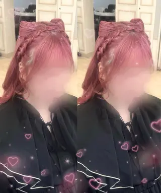 ロング ヘアメ/お呼ばれﾍｱ /横浜/nozomiのヘアスタイル