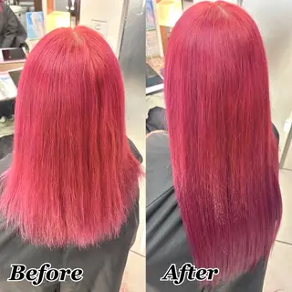 ヘアメ🎀推しカラー 🥣横浜/しほ🧸のヘアスタイル