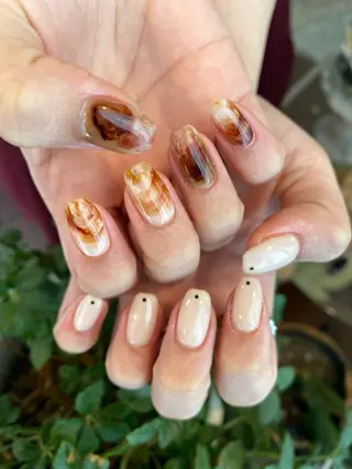 ネイル crystal ⭐︎ colorのネイルデザイン