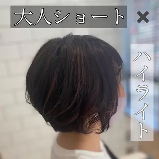 ショート カラー メンズ キッズ ✂︎ショート、ボブ、 レイヤー🩵YUMIのヘアスタイル