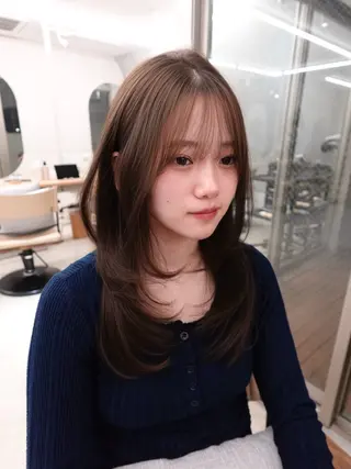 ミディアム ゆい 似合わせカットのヘアスタイル