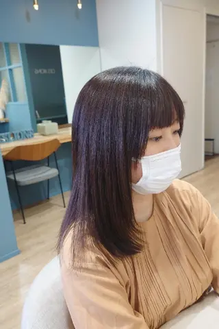 セミロング カラー 田中将平【 サロンマネージャー】のヘアスタイル