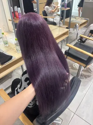 ロング カラー ヘアアレンジ ベージュ/グレージュ 🧸あやか/表参道のヘアスタイル