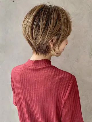 ショート カラー 雨宮 美月のヘアスタイル