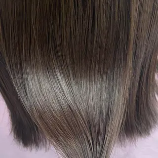 ミディアム カラー パーマ ヘアアレンジ メンズ キッズ ネイル マツエク・マツパ アイブロウ mona/ ストレートスタイル✨のヘアスタイル