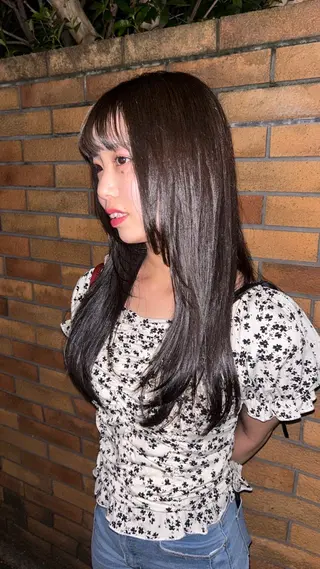 ロング カラー Fuka／ ／原宿のヘアスタイル