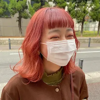 ミディアム カラー キタダ ヒロキのヘアスタイル