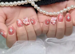 ネイル lucky nail 歌舞伎町のネイルデザイン