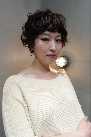 ショート パーマ ボブパーマ無料 /yuukiのヘアスタイル