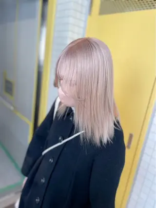 カラー ギャル/ハイトーン 特化/ルイヤのヘアスタイル