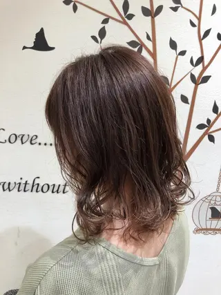 ミディアム カラー 店長 後藤剛のヘアスタイル