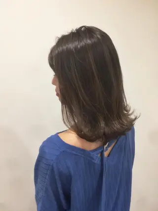 ミディアム カラー 🍀ナガヤマ ヒデアキ🍀のヘアスタイル