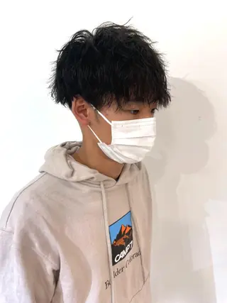 パーマ メンズ 佐藤 梨里花 ❤︎のヘアスタイル