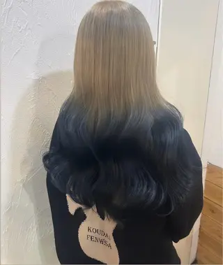 ロング カラー 中津 /kipi アカネのヘアスタイル
