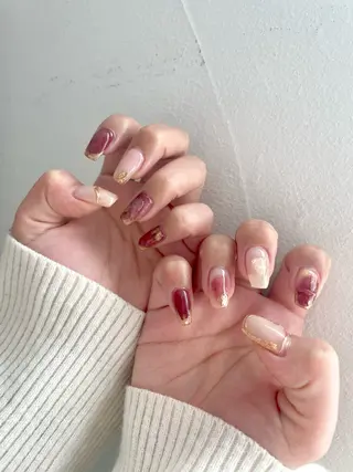 ネイル 甲府市徳行 🧸prunelleのネイルデザイン