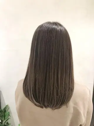 ロング 予約 停止のヘアスタイル